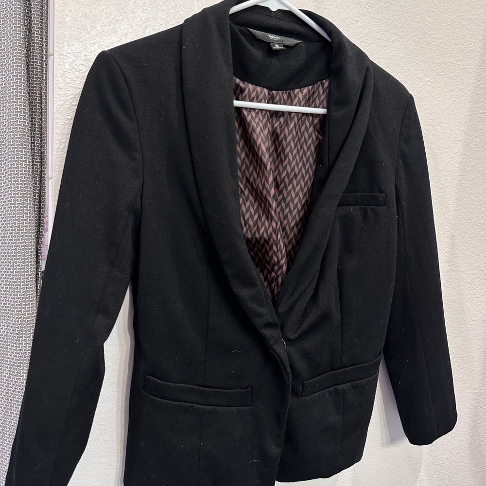 Black stretch blazer
